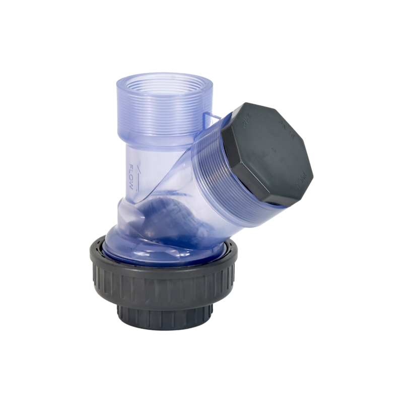 Rutulinis atbulinis vožtuvas, įleidžiamas, PVC, 2" (sriegis)