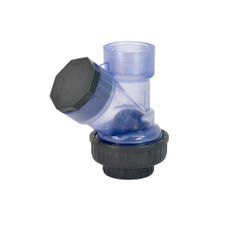 Rutulinis atbulinis vožtuvas, įleidžiamas, PVC, 2" (sriegis)