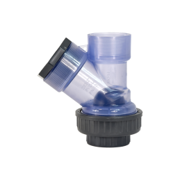 Rutulinis atbulinis vožtuvas, įleidžiamas, PVC, 2" (sriegis)