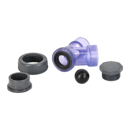 Rutulinis atbulinis vožtuvas Įleidžiamas PVC DN32 (klijai)