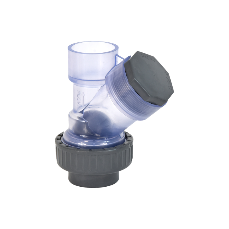 Rutulinis atšakinis vožtuvas. PVC DN40 surinkimas (klijai)