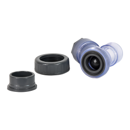 Rutulinis atšakinis vožtuvas. PVC DN40 surinkimas (klijai)