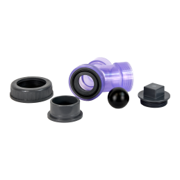 Rutulinis vožtuvas Įleidžiamas PVC DN50 (klijai)