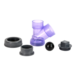 Rutulinis vožtuvas Įleidžiamas PVC DN50 (klijai)