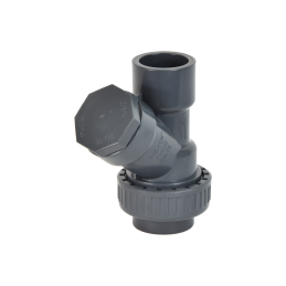 PVC DN32 rutulinis atbulinis vožtuvas (klijai)