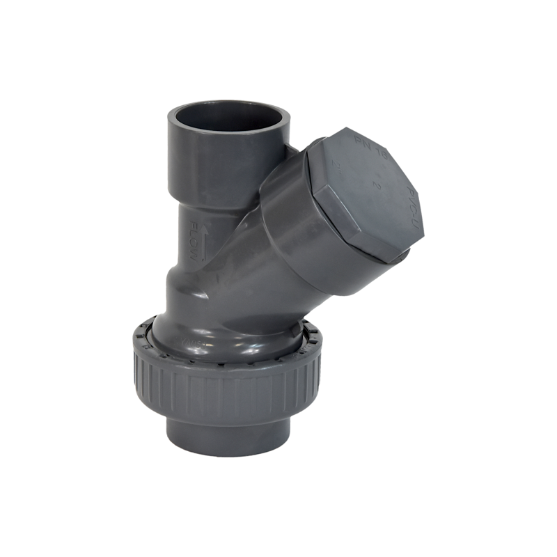 PVC DN40 (klijai) rutulinis atbulinis vožtuvas (klijai)