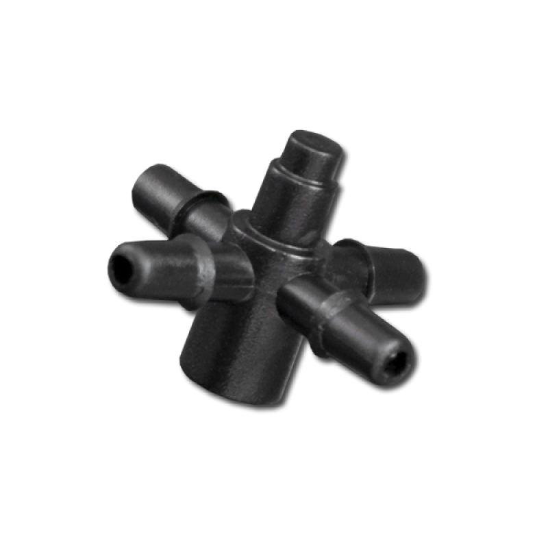 Keturių jungčių jungtis emiteriams ir lašintuvams, 4 mm įvestis, -DSK-5135L4