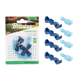 Jungtis kabeliams, kurių maksimalus skersmuo yra 3,4 mm, MĖLYNA -LM-CC02B