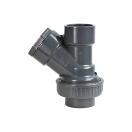 PVC DN50 rutulinis atbulinis vožtuvas (klijai)