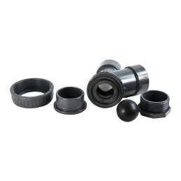 PVC DN50 rutulinis atbulinis vožtuvas (klijai)