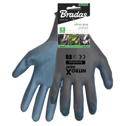 NITROX GRAY nitrilo apsauginės pirštinės, 8 dydis -RWNGY8