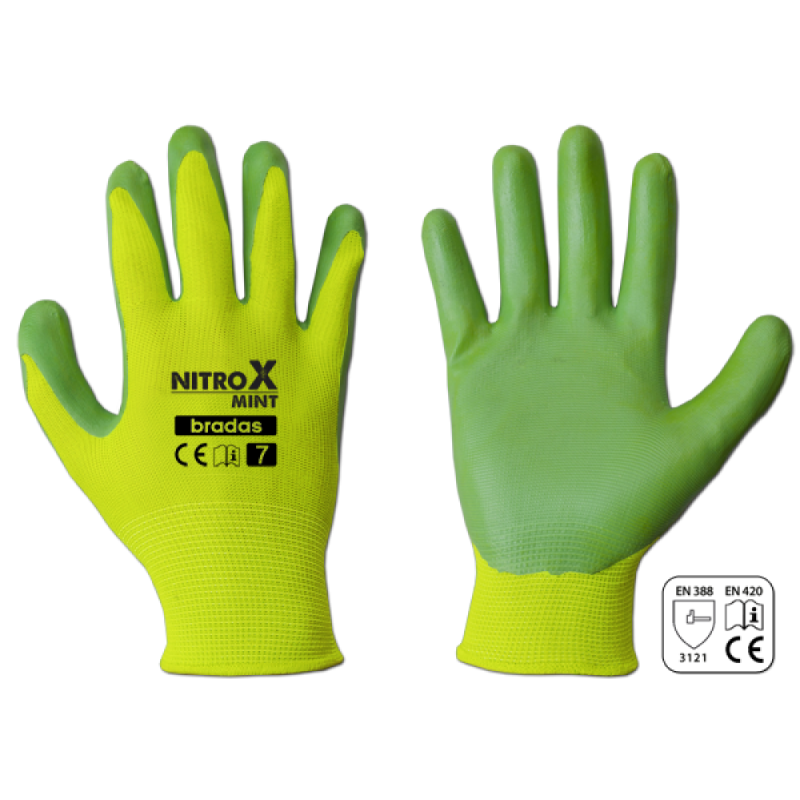 NITROX MINT apsauginės pirštinės, 6 dydis -RWNM6