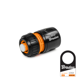 BLACK LINE greito prijungimo jungtis 1/2" STOP su etikete -ECO-PWB2140