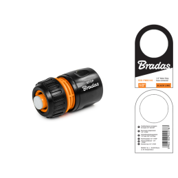 BLACK LINE greito prijungimo jungtis 1/2" STOP su etikete -ECO-PWB2140