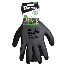 PERFECT GRIP GRAY latekso apsauginės pirštinės, 10 dydis -RWPGGY10