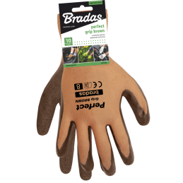 IDEALIAI SUKIBANČIOS RUDOS latekso apsauginės pirštinės, 9 dydis -RWPGBR9