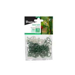 Augalų spaustukai „TWIST LOCK“, 13 mm skersmens -TYK13GR/50