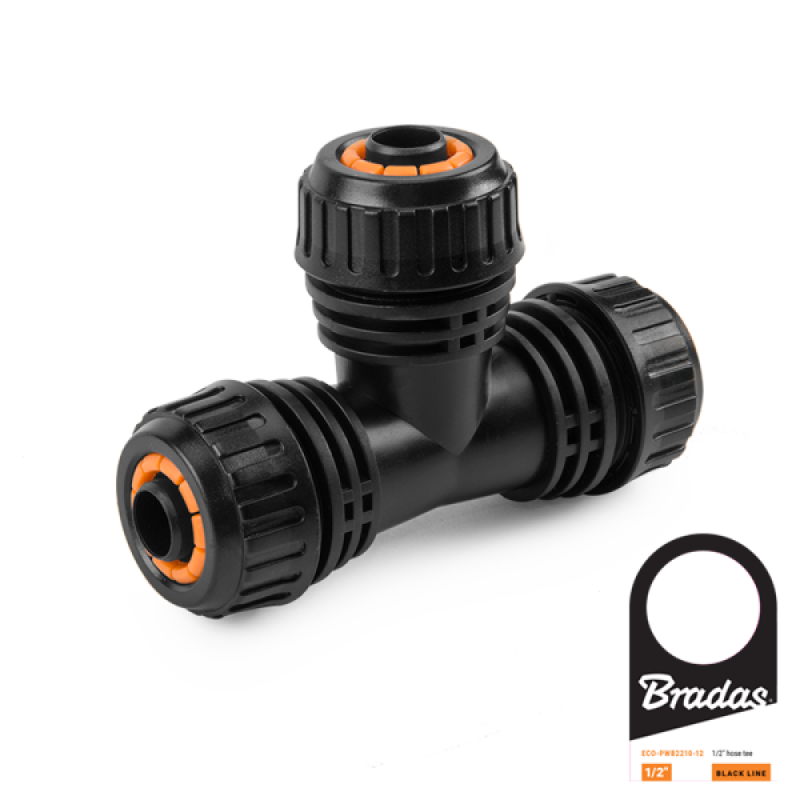 BLACK LINE T formos jungtis, skirta 1/2 colio žarnai prijungti -ECO-PWB2210-12