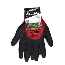 „PERFECT GRIP RED FULL“ latekso apsauginės pirštinės, 9 dydis -RWPGRDF9