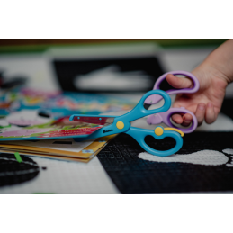 Mini MĖLYNOS žirklės 135 mm -DIY-SC102/135-B