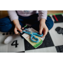 Mini MĖLYNOS žirklės 135 mm -DIY-SC102/135-B