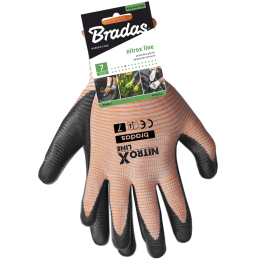 NITROX LINE nitrilo apsauginės pirštinės, 9 dydis -RWNL9