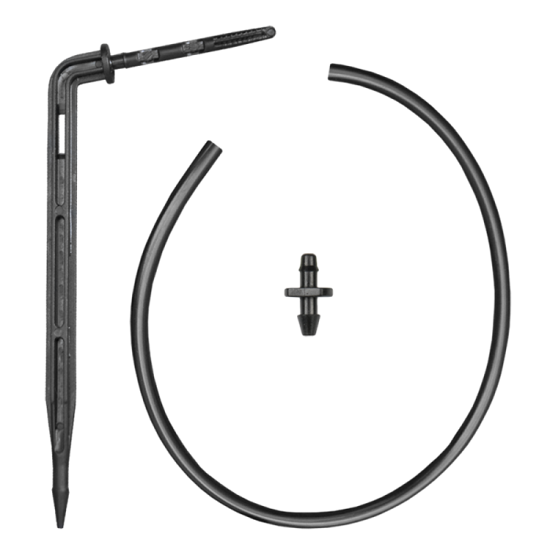 Kampinis lašintuvas su antgaliu ir 50 cm žarna -DSK-2112L