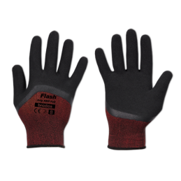 FLASH GRIP RED FULL latekso apsauginės pirštinės, 8 dydis -RWFGRDF8