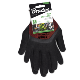 FLASH GRIP RED FULL latekso apsauginės pirštinės, 11 dydis -RWFGRDF11