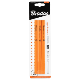 Statybinis pieštukas HB 180mm OVAL -DIY-PC2OV18OR/3B