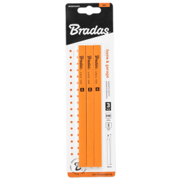 Statybinis pieštukas HB 180mm SQUARE -DIY-PC2SQ18OR/3B