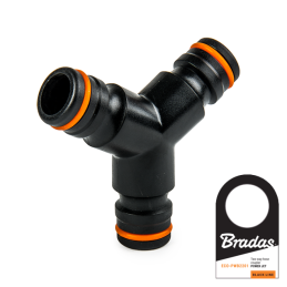 BLACK LINE T formos jungtis, skirta sujungti 3 POWER JET greito prijungimo jungtis -ECO-PWB2211