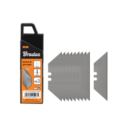 19 mm NEUTRAL dėžės formos keičiami trapecijos formos peiliukai -DIY-KN1902BN/10BOX