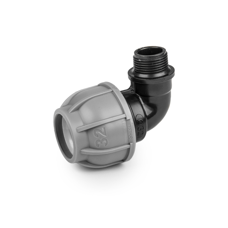 PN10 alkūnė PE vamzdžiams 32 mm / GZ5/4 -DSRA10K32M54