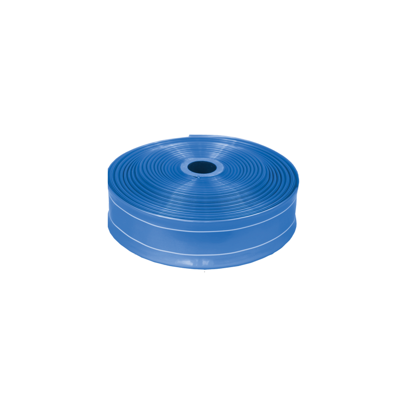 Pilka / mėlyna 2 colių presavimo žarna - 50 m ekologiška