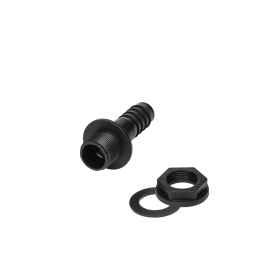 PIN LUG jungtis GZ 1/2" 1/2" žarnai - PP + veržlė su sandarikliu -ZP10-M050HT050BG