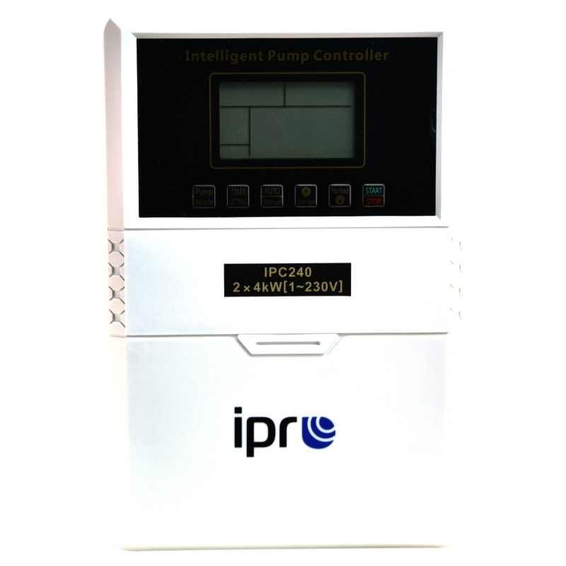 IPC 240 m (0,75–4 kW, 230 V) valdiklis, skirtas iki 2 siurblių