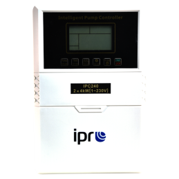 IPC 240 T (0,75–4 kW, 400 V) valdiklis, skirtas iki 2 siurblių