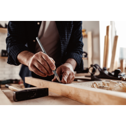 Statybinis pieštukas HB 180mm SQUARE -DIY-PCWL2SQ18/3B