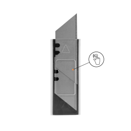 19 mm NEUTRAL keičiami trapecijos formos ašmenys -DIY-KN1902BN/10B
