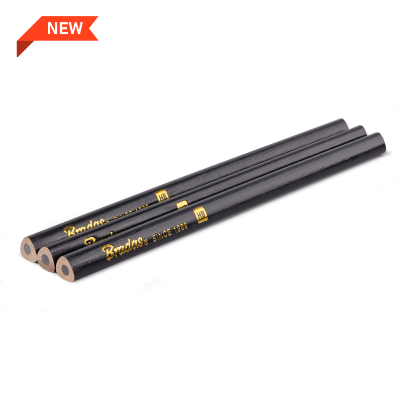 Statybinis pieštukas HB 180mm TRIKAMPIS -DIY-PC2TR18GH/3B