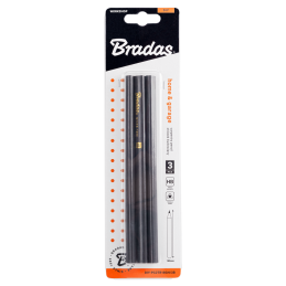 Statybinis pieštukas HB 180mm TRIKAMPIS -DIY-PC2TR18GH/3B