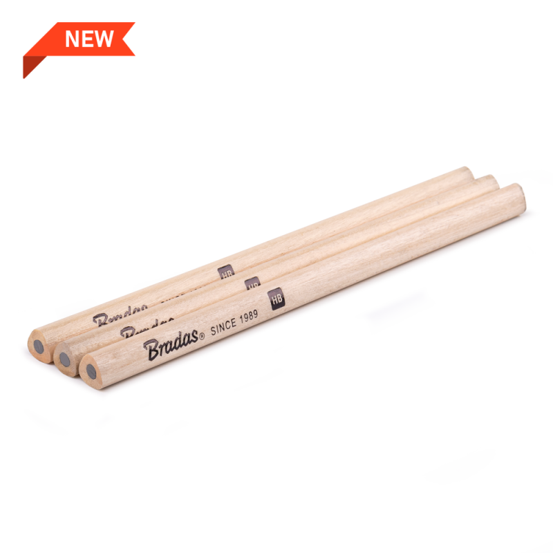 Statybinis pieštukas HB 180mm TRIKAMPIS -DIY-PC2TR18WD/3B