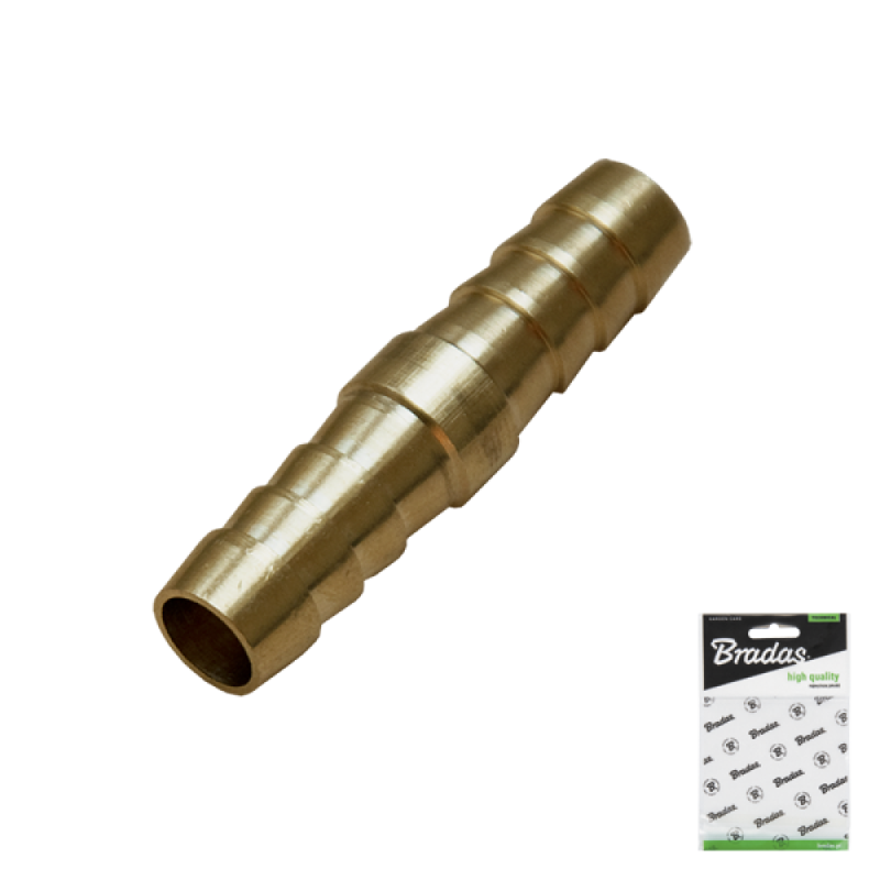 Tiesi žarnos jungtis 12,5 mm, žalvarinė -SE1W-1P12