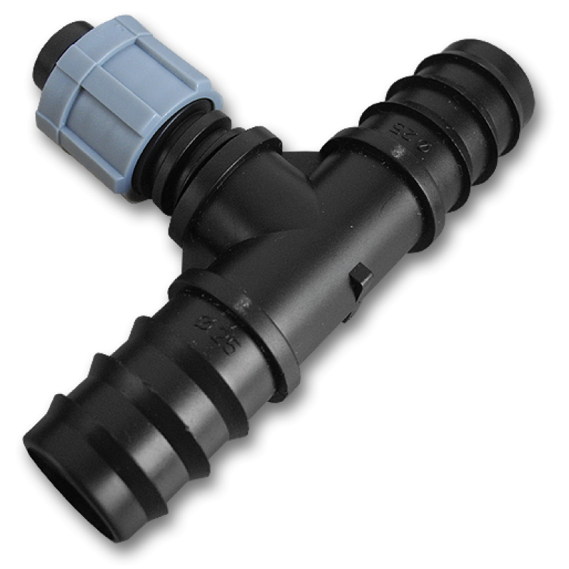 T formos detalė, juosta, 2 x 25 mm žarnos kamščiai -DSTA04-25L