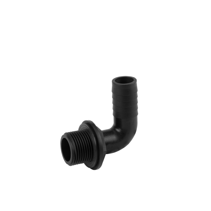 PIN LUG alkūninis jungtis GZ 1" 1" žarnai - PP + tarpinė -ZP09-M100HT100G