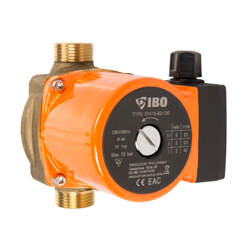 OHI 15-60/130 geriamojo vandens cirkuliacinis siurblys su bronziniu korpusu