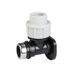 PN16 sieninė alkūnė PE vamzdžiams 20 mm / -DSRA16KS20F12