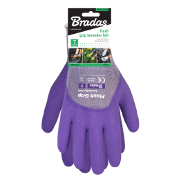Apsauginės pirštinės FLASH GRIP LAVENDER FULL, 7 dydis -RWFGLRF7