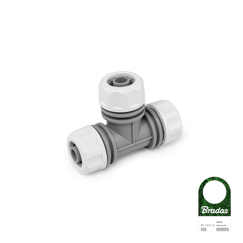 WHITE LINE T formos jungtis 1/2 colio žarnoms prijungti -WL-2210-12